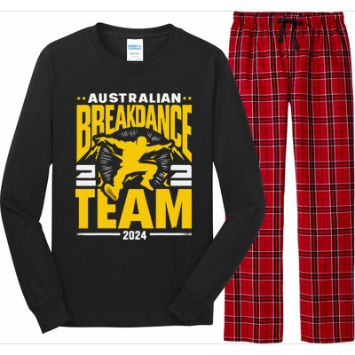 Australian Breakdance Team 2024 Hilarious Breakdancing 24 Long Sleeve Pajama Set