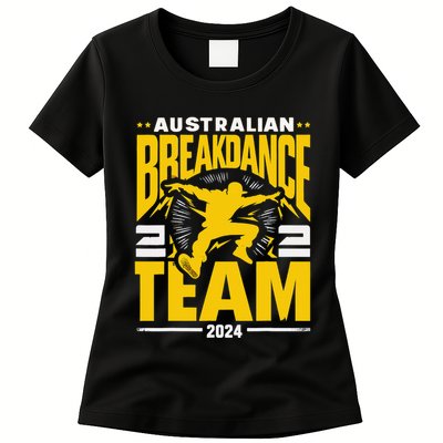 Australian Breakdance Team 2024 Hilarious Breakdancing 24 Womens T-Shirt