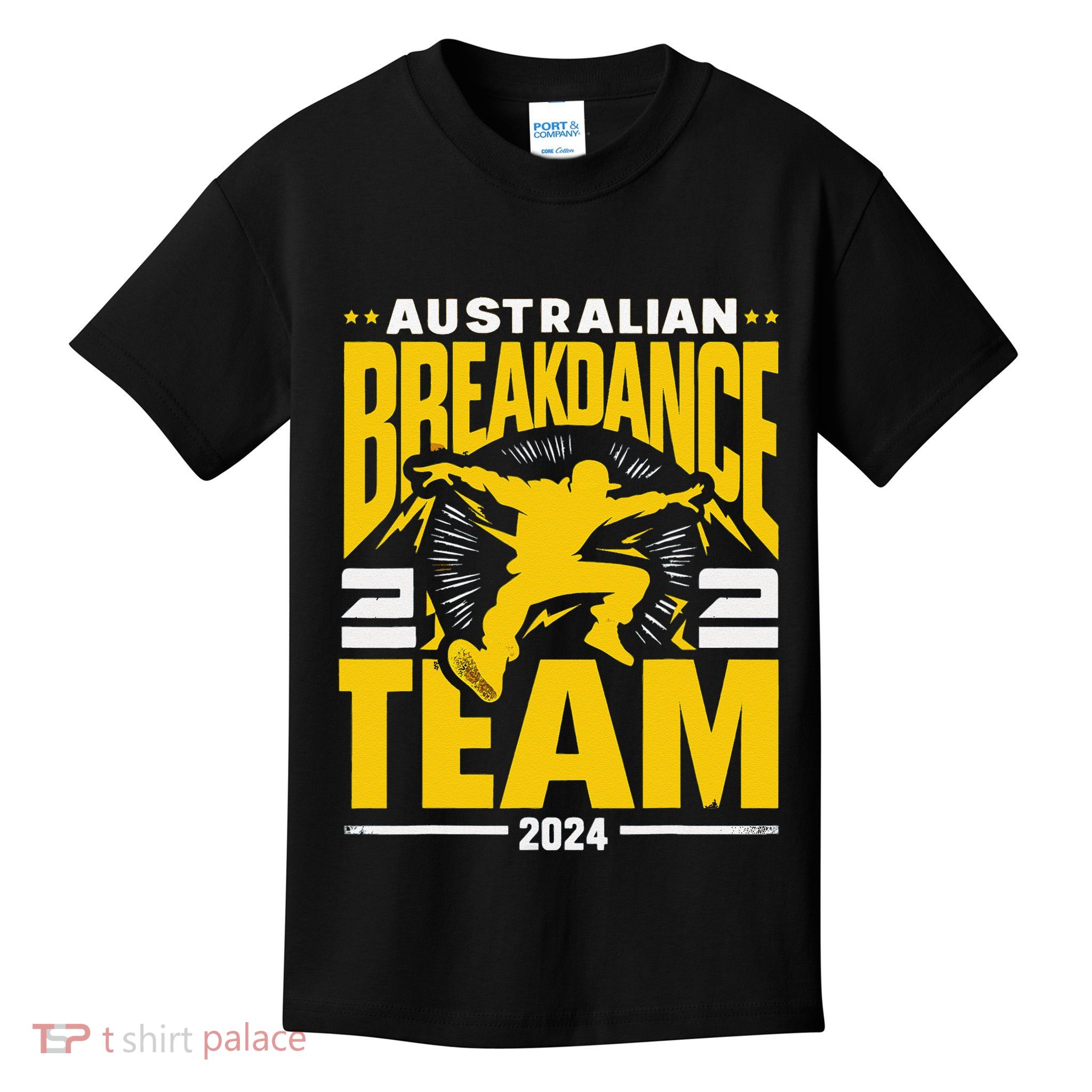 Australian Breakdance Team 2024 Hilarious Breakdancing 24 Kids T-Shirt