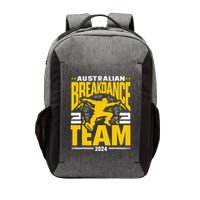 Australian Breakdance Team 2024 Hilarious Breakdancing 24 Vector Backpack