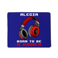 Alecia Born To Be A Gamer Personalized Gift Mousepad