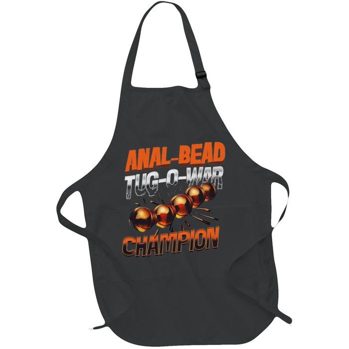 Anal Bead Tug O War Champion Funny Saying Apron