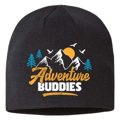 Adventure Buddies Travel Buddy Traveler Traveling Sustainable Beanie