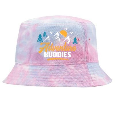 Adventure Buddies Travel Buddy Traveler Traveling Tie-Dyed Bucket Hat