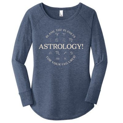 Astrology! Blame The Planets For Your Failures Symbols Women's Perfect Tri Tunic Long Sleeve Shirt