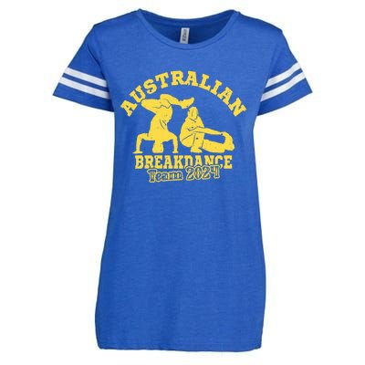 Australian Breakdance Team 2024 Funny Breakdancing Meme 24 Enza Ladies Jersey Football T-Shirt