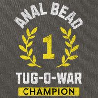 Anal Bead Tug O War Champion Funny Quote Sarcastic Saying Cotton Canvas Backpack