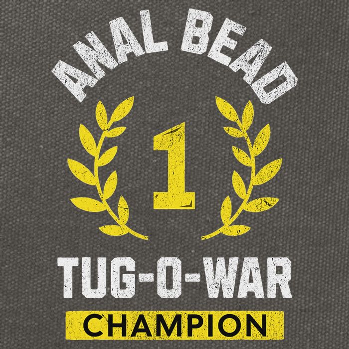 Anal Bead Tug O War Champion Funny Quote Sarcastic Saying Cotton Canvas Backpack