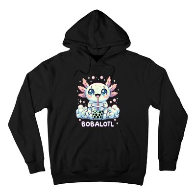 Axolotl Bubble Tea Anime Kawaii Cute Axolotl Hoodie