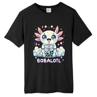 Axolotl Bubble Tea Anime Kawaii Cute Axolotl Tall Fusion ChromaSoft Performance T-Shirt