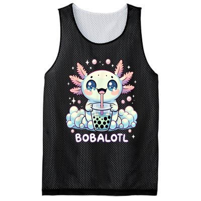 Axolotl Bubble Tea Anime Kawaii Cute Axolotl Mesh Reversible Basketball Jersey Tank