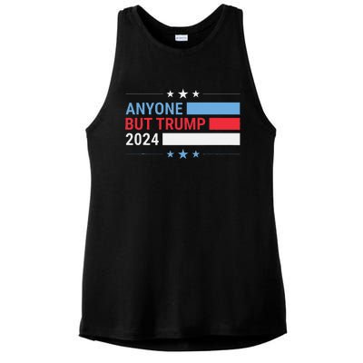 Anyone But Trump 2024 President Election Ladies PosiCharge Tri-Blend Wicking Tank