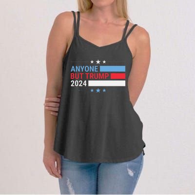 Anyone But Trump 2024 President Election Women's Strappy Tank