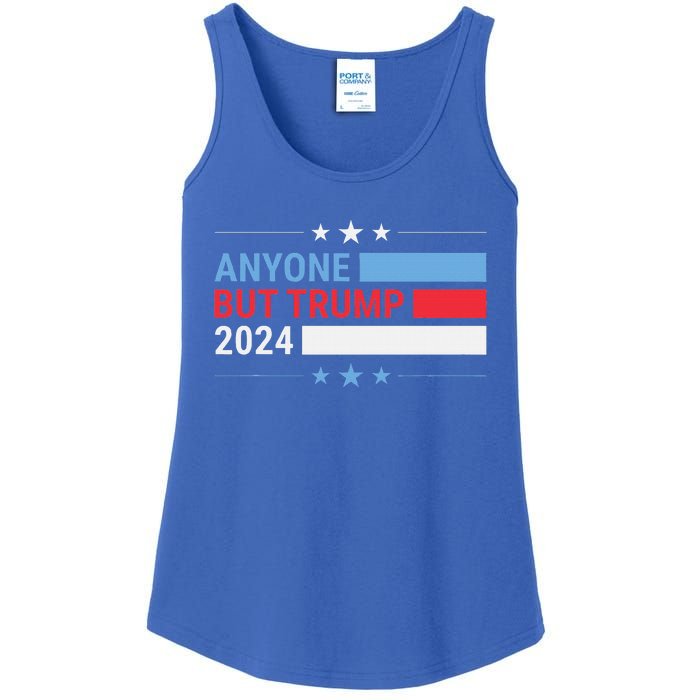 Anyone But Trump 2024 President Election Ladies Essential Tank