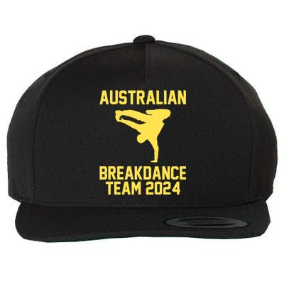 Australian Breakdance Team 2024 Funny Breakdancing Meme 24 Wool Snapback Cap