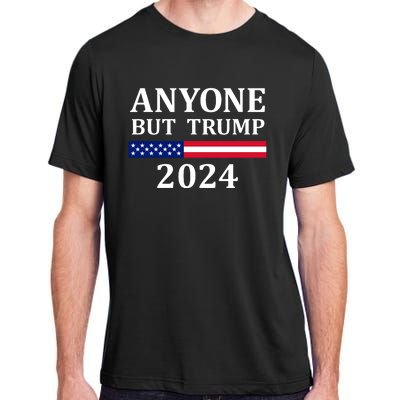 Anyone But Trump American Flag Adult ChromaSoft Performance T-Shirt