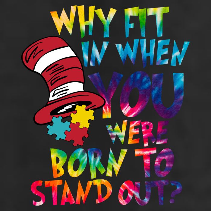 Autism Born To Stand Out Adult Drive Performance Visor
