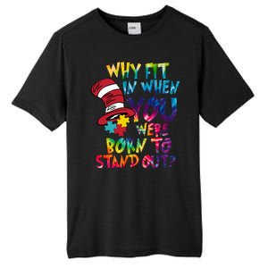 Autism Born To Stand Out Tall Fusion ChromaSoft Performance T-Shirt