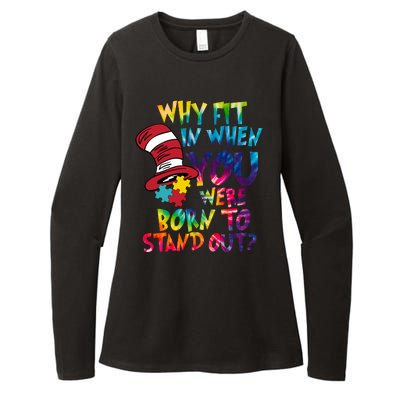 Autism Born To Stand Out Womens CVC Long Sleeve Shirt