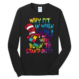 Autism Born To Stand Out Tall Long Sleeve T-Shirt