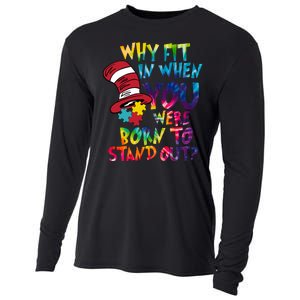 Autism Born To Stand Out Cooling Performance Long Sleeve Crew