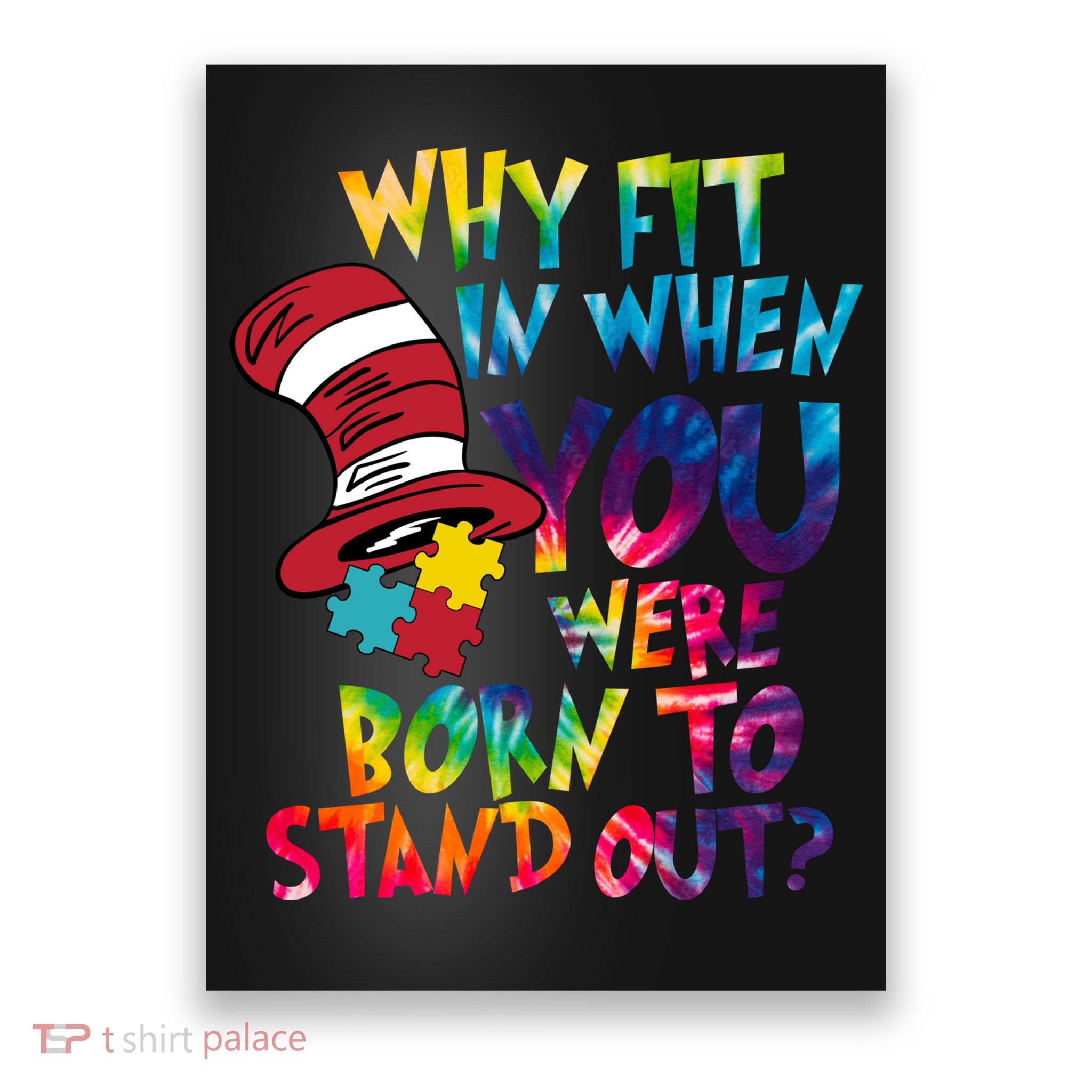 Autism Born To Stand Out Poster
