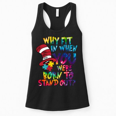Autism Born To Stand Out Womens Tank Top