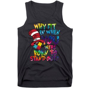 Autism Born To Stand Out Tank Top