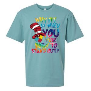 Autism Born To Stand Out Sueded Cloud Jersey T-Shirt