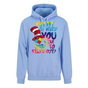 Autism Born To Stand Out Unisex Surf Hoodie