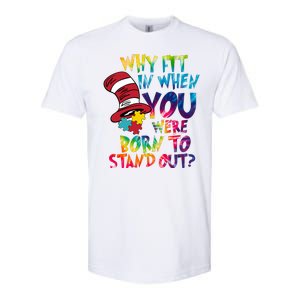 Autism Born To Stand Out Softstyle CVC T-Shirt