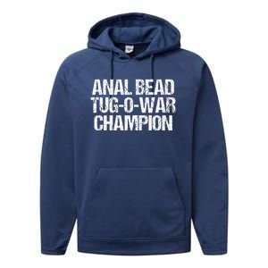 Anal Bead Tugowar Champion Performance Fleece Hoodie