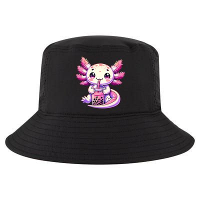 Axolotl Boba Tea Bubble Tea Anime Cute Kawaii Axolotl Cool Comfort Performance Bucket Hat