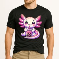 Axolotl Boba Tea Bubble Tea Anime Cute Kawaii Axolotl Cooling Performance Crew T-Shirt