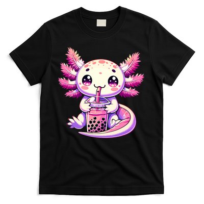 Axolotl Boba Tea Bubble Tea Anime Cute Kawaii Axolotl T-Shirt