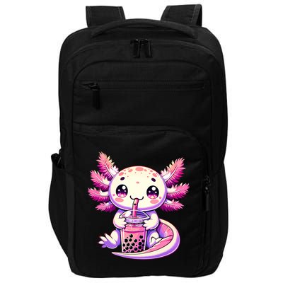 Axolotl Boba Tea Bubble Tea Anime Cute Kawaii Axolotl Impact Tech Backpack