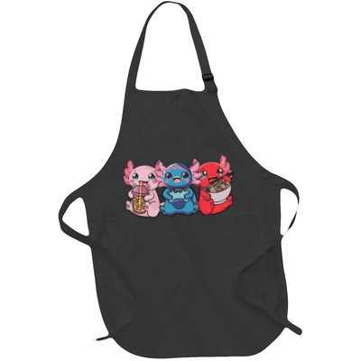 Axolotl Boba Tea Bubble Tea Gaming Gamer Ramen Axolotl  Apron