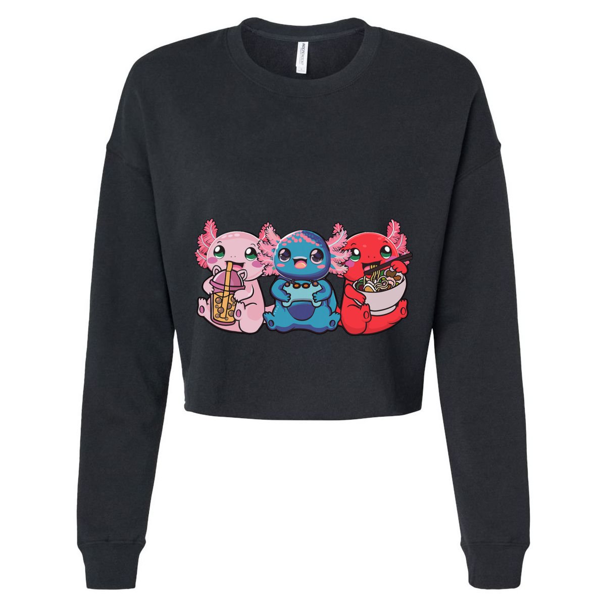 Axolotl Boba Tea Bubble Tea Gaming Gamer Ramen Axolotl  T-Shirt