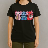 Axolotl Boba Tea Bubble Tea Gaming Gamer Ramen Axolotl  T-Shirt