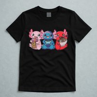 Axolotl Boba Tea Bubble Tea Gaming Gamer Ramen Axolotl  T-Shirt