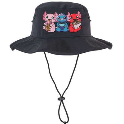 Axolotl Boba Tea Bubble Tea Gaming Gamer Ramen Axolotl  Bucket Hat