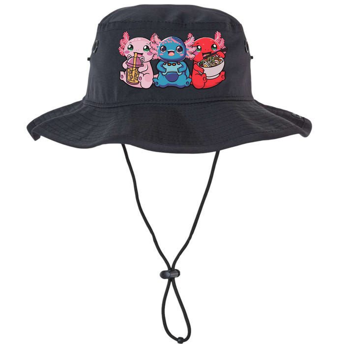 Axolotl Boba Tea Bubble Tea Gaming Gamer Ramen Axolotl  Bucket Hat