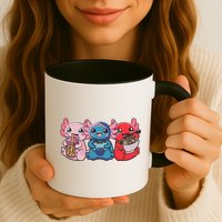 Axolotl Boba Tea Bubble Tea Gaming Gamer Ramen Axolotl  Mug