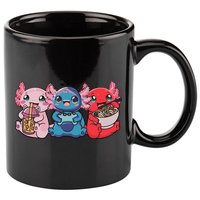 Axolotl Boba Tea Bubble Tea Gaming Gamer Ramen Axolotl  11oz C Handle Ceramic Mug