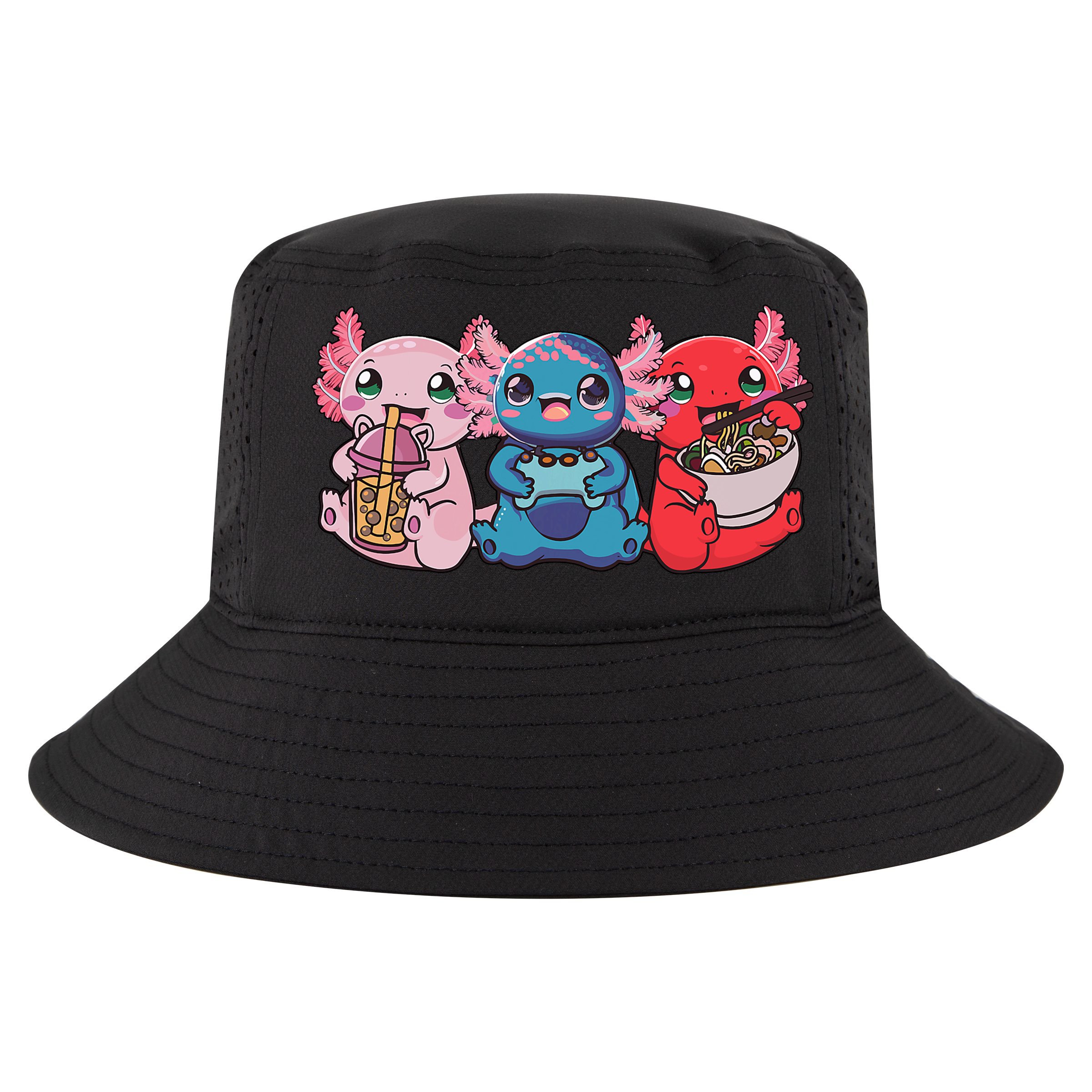 Axolotl Boba Tea Bubble Tea Gaming Gamer Ramen Axolotl  16 in Basic Backpack