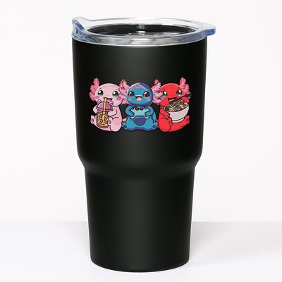 Axolotl Boba Tea Bubble Tea Gaming Gamer Ramen Axolotl  Tumbler
