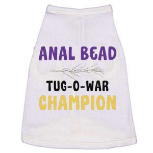 Anal Bead Tug O War Champion Funny Retro Humor Doggie Tank