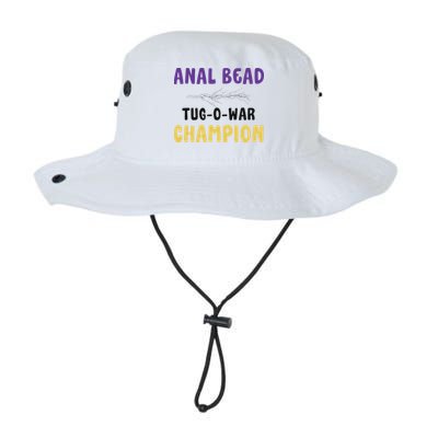 Anal Bead Tug O War Champion Funny Retro Humor Bucket Hat