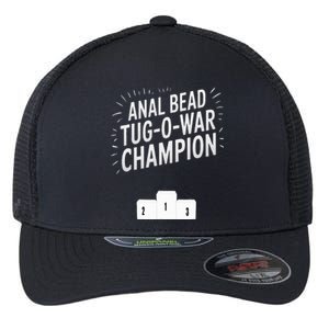 Anal Bead Tug O War Champion Funny Saying Flexfit Unipanel Trucker Cap