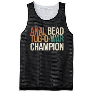 Anal Bead Tug O War Champion Funny Saying Mesh Reversible Basketball Jersey Tank